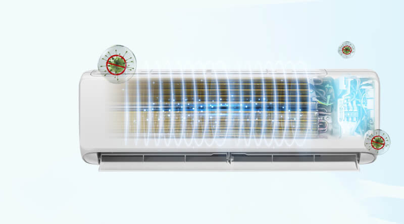May lanh gree 2hp inverter cosmo18ci 8