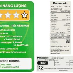 May lanh panasonic inverter 15 hp cu cs xu12zkh 810 700x467
