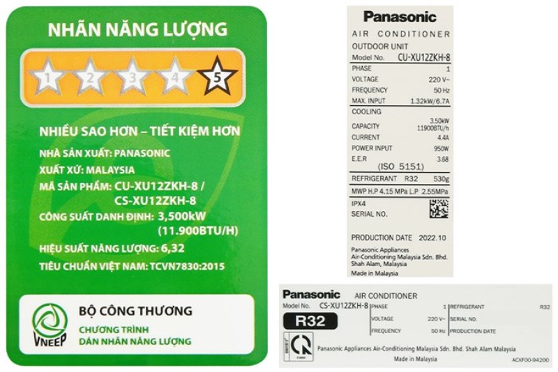 May lanh panasonic inverter 15 hp cu cs xu12zkh 810 700x467